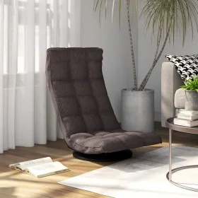 Silla de suelo giratoria tela gris taupe de vidaXL, Sillas de suelo - Ref: Foro24-336583, Precio: 127,44 €, Descuento: %