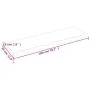 Encimera baño madera maciza tratada marrón claro 100x30x(2-4)cm by vidaXL, Countertops - Ref: Foro24-3156126, Price: 53,24 €,...