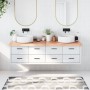 Encimera baño madera maciza tratada marrón claro 180x50x(2-6)cm de vidaXL, Encimeras - Ref: Foro24-3156166, Precio: 146,48 €,...