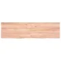 Encimera baño madera maciza tratada marrón claro 180x50x(2-6)cm de vidaXL, Encimeras - Ref: Foro24-3156166, Precio: 144,64 €,...