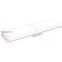 Encimera baño madera maciza tratada marrón claro 180x50x(2-6)cm de vidaXL, Encimeras - Ref: Foro24-3156166, Precio: 144,64 €,...