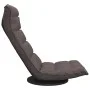Silla de suelo giratoria tela gris taupe de vidaXL, Sillas de suelo - Ref: Foro24-336583, Precio: 127,44 €, Descuento: %