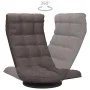 Silla de suelo giratoria tela gris taupe de vidaXL, Sillas de suelo - Ref: Foro24-336583, Precio: 127,44 €, Descuento: %