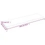 Encimera de baño madera maciza tratada marrón claro 100x30x2 cm de vidaXL, Encimeras - Ref: Foro24-3156125, Precio: 51,05 €, ...