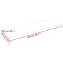 Encimera de baño madera maciza tratada marrón claro 100x30x2 cm de vidaXL, Encimeras - Ref: Foro24-3156125, Precio: 52,09 €, ...