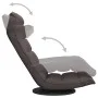 Silla de suelo giratoria tela gris taupe de vidaXL, Sillas de suelo - Ref: Foro24-336583, Precio: 127,44 €, Descuento: %