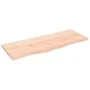 Encimera de baño madera maciza sin tratar 100x40x2 cm de vidaXL, Encimeras - Ref: Foro24-3156032, Precio: 58,71 €, Descuento: %