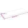 Encimera de baño madera maciza sin tratar 100x40x2 cm de vidaXL, Encimeras - Ref: Foro24-3156032, Precio: 59,99 €, Descuento: %