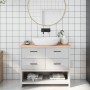 Encimera de baño madera maciza sin tratar 100x30x2 cm de vidaXL, Encimeras - Ref: Foro24-3156029, Precio: 40,64 €, Descuento: %