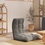 Silla de suelo plegable de tela gris claro de vidaXL, Sillas de suelo - Ref: Foro24-336584, Precio: 73,77 €, Descuento: %