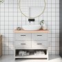 Encimera de baño madera maciza sin tratar 100x40x(2-6) cm de vidaXL, Encimeras - Ref: Foro24-3156034, Precio: 99,41 €, Descue...