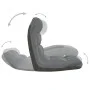 Silla de suelo plegable de tela gris claro de vidaXL, Sillas de suelo - Ref: Foro24-336584, Precio: 73,77 €, Descuento: %