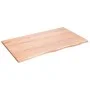 Light brown treated solid wood bathroom countertop 100x60x2 cm by vidaXL, Countertops - Ref: Foro24-3156134, Price: 69,28 €, ...