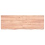 Encimera baño madera maciza tratada marrón claro 120x40x(2-6)cm de vidaXL, Encimeras - Ref: Foro24-3156140, Precio: 87,02 €, ...