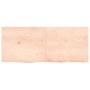 Encimera de baño madera maciza sin tratar 120x50x(2-6) cm de vidaXL, Encimeras - Ref: Foro24-3156046, Precio: 88,75 €, Descue...