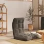 Klappbarer Bodenstuhl aus dunkelgrauem Stoff von vidaXL, Bodenstühle - Ref: Foro24-336585, Preis: 73,43 €, Rabatt: %