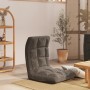 Silla de suelo plegable de tela gris oscuro de vidaXL, Sillas de suelo - Ref: Foro24-336585, Precio: 68,80 €, Descuento: %