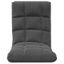 Silla de suelo plegable de tela gris oscuro de vidaXL, Sillas de suelo - Ref: Foro24-336585, Precio: 68,80 €, Descuento: %