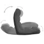 Klappbarer Bodenstuhl aus dunkelgrauem Stoff von vidaXL, Bodenstühle - Ref: Foro24-336585, Preis: 73,43 €, Rabatt: %