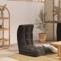 Silla de suelo plegable de tela negra de vidaXL, Sillas de suelo - Ref: Foro24-336590, Precio: 73,70 €, Descuento: %
