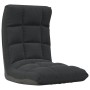 Silla de suelo plegable de tela negra de vidaXL, Sillas de suelo - Ref: Foro24-336590, Precio: 74,75 €, Descuento: %