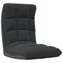 Silla de suelo plegable de tela negra de vidaXL, Sillas de suelo - Ref: Foro24-336590, Precio: 73,70 €, Descuento: %