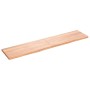 Encimera baño madera maciza tratada marrón claro 180x40x(2-4)cm de vidaXL, Encimeras - Ref: Foro24-3156163, Precio: 102,14 €,...