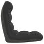 Silla de suelo plegable de tela negra de vidaXL, Sillas de suelo - Ref: Foro24-336590, Precio: 73,70 €, Descuento: %