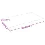 Encimera baño madera maciza tratada marrón claro 100x60x(2-6)cm de vidaXL, Encimeras - Ref: Foro24-3156136, Precio: 100,22 €,...