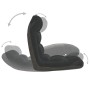 Silla de suelo plegable de tela negra de vidaXL, Sillas de suelo - Ref: Foro24-336590, Precio: 74,75 €, Descuento: %