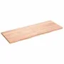 Light brown treated solid wood bathroom countertop 160x60x(2-4)cm by vidaXL, Countertops - Ref: Foro24-3156159, Price: 126,35...