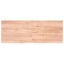Light brown treated solid wood bathroom countertop 160x60x(2-4)cm by vidaXL, Countertops - Ref: Foro24-3156159, Price: 126,35...