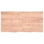 Encimera baño madera maciza tratada marrón claro 120x60x(2-6)cm de vidaXL, Encimeras - Ref: Foro24-3156144, Precio: 116,93 €,...
