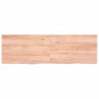 Encimera baño madera maciza tratada marrón claro 160x50x(2-6)cm de vidaXL, Encimeras - Ref: Foro24-3156158, Precio: 131,01 €,...