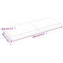 Encimera baño madera maciza tratada marrón claro 140x50x(2-6)cm de vidaXL, Encimeras - Ref: Foro24-3156150, Precio: 117,35 €,...