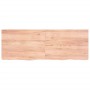 Encimera baño madera maciza tratada marrón claro 140x50x(2-4)cm de vidaXL, Encimeras - Ref: Foro24-3156149, Precio: 97,33 €, ...