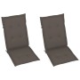 Silla mecedora con cojines madera maciza de acacia de vidaXL, Sillas de jardín - Ref: Foro24-3064187, Precio: 207,08 €, Descu...
