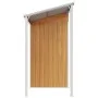 Cobertizo con tejado largo acero marrón claro 277x110,5x181 cm de vidaXL, Cobertizos - Ref: Foro24-364528, Precio: 238,76 €, ...