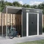 Cobertizo jardín tejado largo acero antracita 277x110,5x181 cm de vidaXL, Cobertizos - Ref: Foro24-364526, Precio: 242,76 €, ...