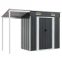 Cobertizo jardín tejado largo acero antracita 277x110,5x181 cm de vidaXL, Cobertizos - Ref: Foro24-364526, Precio: 242,76 €, ...