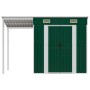 Cobertizo jardín tejado alargado acero verde 277x110,5x181 cm de vidaXL, Cobertizos - Ref: Foro24-364524, Precio: 234,82 €, D...