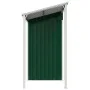 Cobertizo jardín tejado alargado acero verde 277x110,5x181 cm de vidaXL, Cobertizos - Ref: Foro24-364524, Precio: 220,97 €, D...