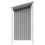 Cobertizo jardín tejado alargado acero gris 277x110,5x181 cm de vidaXL, Cobertizos - Ref: Foro24-364525, Precio: 249,25 €, De...