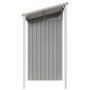 Cobertizo jardín tejado alargado acero gris 277x110,5x181 cm de vidaXL, Cobertizos - Ref: Foro24-364525, Precio: 259,30 €, De...