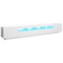 Mueble para TV con luces LED blanco 260x35x40 cm de vidaXL, Muebles TV - Ref: Foro24-3081915, Precio: 196,79 €, Descuento: %