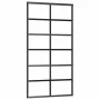 Puerta corredera con herrajes ESG vidrio y aluminio 102x205 cm de vidaXL, Puertas - Ref: Foro24-3081961, Precio: 227,50 €, De...