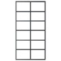 Puerta corredera con herrajes ESG vidrio y aluminio 102x205 cm de vidaXL, Puertas - Ref: Foro24-3081961, Precio: 230,65 €, De...