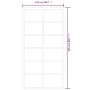 Puerta corredera con herrajes ESG vidrio y aluminio 102x205 cm de vidaXL, Puertas - Ref: Foro24-3081961, Precio: 227,50 €, De...