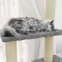 Rascador para gatos con postes de sisal gris claro 155 cm en Mobiliario para gatos | Comprar online en Foru.es