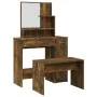 Smoked oak dressing table set 86.5x35x136 cm by vidaXL, Bedroom Dressers - Ref: Foro24-3114152, Price: 94,40 €, Discount: %